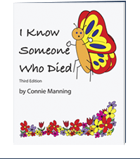 Image of coloring book I Know Someone Who Died by Connie Manning